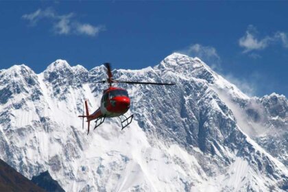 Nepal’s Himalayas and naturally beautiful places, you can explore through Helicopter rides