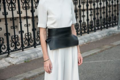 The allure of women's wide black belts: a fashion phenomenon